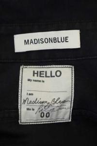 MADISONBLUE HAMPTON シャツワンピース 00 チャコール