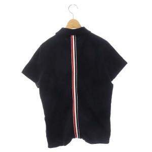 THOM BROWNE 鹿の子ポロシャツ ネイビー