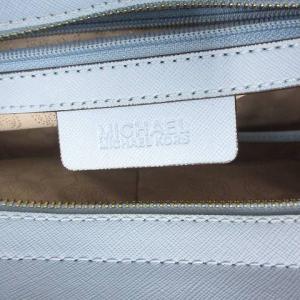 MICHAEL Michael Kors ハンドバッグ 2WAY バイカラー レザー ネイビー