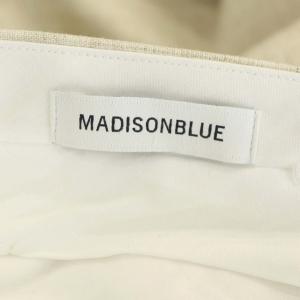 MADISONBLUE 20SS リネン混センタープレスパンツ フレアパンツ ロールアップ 02 ベージュ