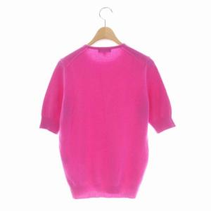 Drawer 14Gカシミヤクルーショートスリーブニットセーター 1 ピンク