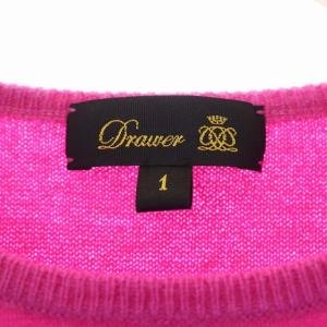 Drawer 14Gカシミヤクルーショートスリーブニットセーター 1 ピンク