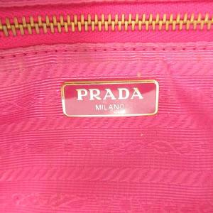 PRADA キャンバスマルチポーチ ピンク
