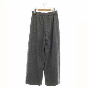 ADORE 20AW ウールスムースワイドパンツ 38 グレー