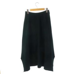 EPOCA La maglia スリットニットスカート フレア ロング 40 グリーン