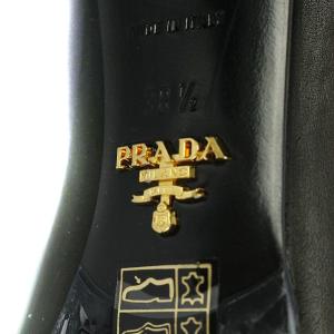 PRADA レザーロングブーツ ブラック