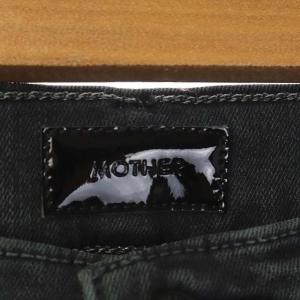 MOTHER ドゥーズィエムクラス取扱い FADED BLACK INSIDER CROP デニムパンツ