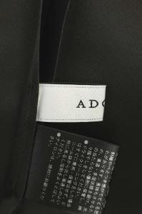 ADORE 21AW リュクスファインウールワンピース 切替 フェイクレザー