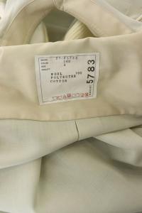 sacai 21AW Suiting Mix Shirt ニットミックスシャツ 2 グレー アイボリー