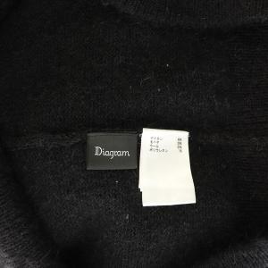 Diagram GRACE CONTINENTAL 21AW メッシュカラーニットセーター ブラック