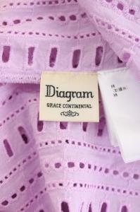 Diagram GRACE CONTINENTAL 18SS キャミソール付きワンピース 36 ピンク