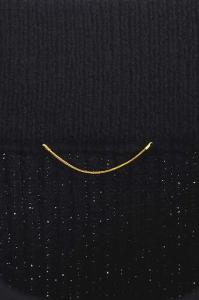 L'Appartement 20SS Boucle ニットロングスカート 34 ネイビー