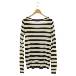 L'Appartement ニット ボーダー ホワイト