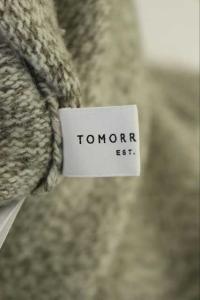 TOMORROWLAND ウールカシミヤタートルネックワンピース グレー