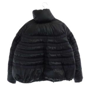 sacai グログランボーダーダウンジャケット ミドル丈 ハイネック ジップアップ 1