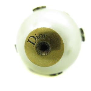 Christian Dior JADIOR ピアス パールボール ストーン ハート ホワイト