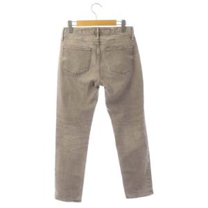 upper hights THE SERENA ジップフライ デニムパンツ テーパード グレー