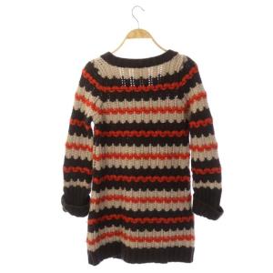 Chloe カーディガン ロング 長袖 XS マルチカラー