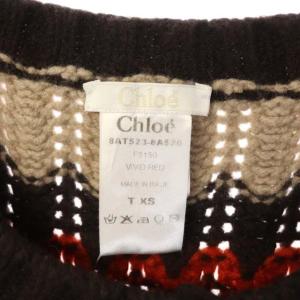Chloe カーディガン ロング 長袖 XS マルチカラー
