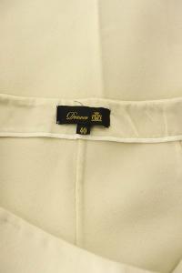 Drawer ウールサキソニーワイドパンツ 40 アイボリー