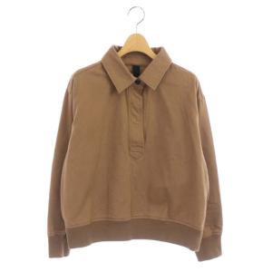 20SS SLUB COTTON DRILL カットソー ブラウン