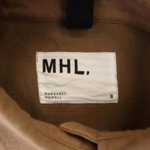 MHL. 20SS SLUB COTTON DRILL カットソー ブラウン