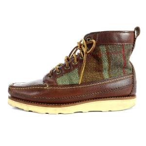 YUKETEN ナイジェルケーボン別注 LOW BOOT CHECK 7 ブラウン
