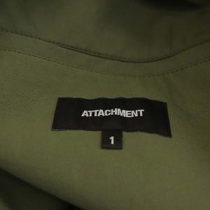 ATTACHMENT Ny/Co 2WAYストレッチタフタステンカラーコート ロング 1 カーキ