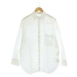 ドロップショルダーシャツ ブラウス ホワイト