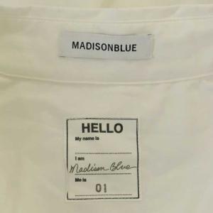 MADISONBLUE ドロップショルダーシャツ ブラウス ホワイト