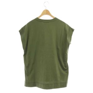 Drawer コットン天竺ショートスリーブカットソー 2 カーキ