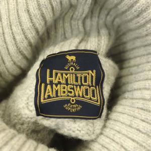 Spick&Span 19AW タートルネックハミルトンウールニットセーター グレー