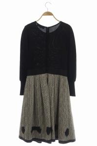 M'S GRACY カメリアドッキングワンピース 40 ブラック