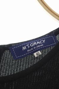 M'S GRACY カメリアドッキングワンピース 40 ブラック