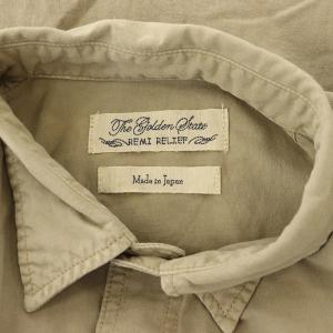 REMI RELIEF 20SS アパルトモン取扱 Chambray ミリタリーシャツ F ベージュ