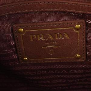 PRADA 2WAY レザーショルダーバッグ ピンク