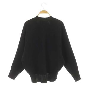 Chesty 21AW ルーズフラワーニットカーディガン ブラック