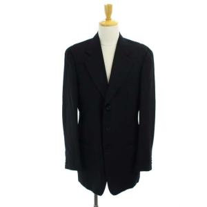 GIORGIO ARMANI スーツ セットアップ テーラードジャケット パンツ スラックス 46 ブラック