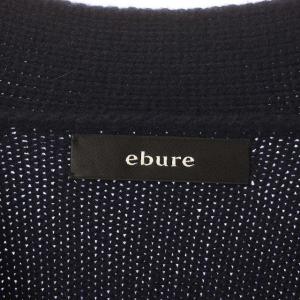 ebure カシミヤニットカーディガン 紺