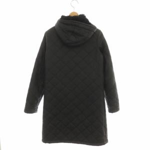 MACKINTOSH SCOTLAND キルティングコート 中綿 アウター 裏ボア ロング 34 ブラック