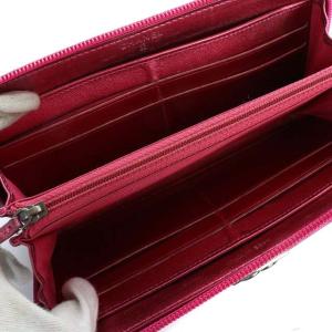 CHANEL BOY CHANEL 長財布 ラウンドファスナー パテントレザー ココマーク マトラッセ 19番台