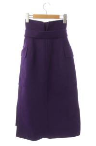 ADORE 21AW ライトリバースカート ロング パープル