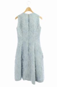 EPOCA ノースリーブシルクワンピース ライトブルー