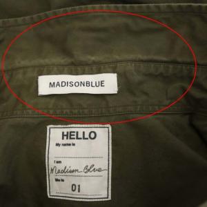 MADISONBLUE マディソンブルー コットンシャツ