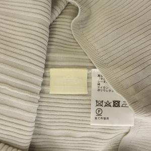 GRACE CONTINENTAL 20SS ハイゲージフリルニットカーディガン 36 グレー