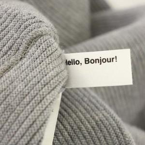 L'Appartement Hello Bonjour 20AW Knit Long フレアスカート ニット グレー