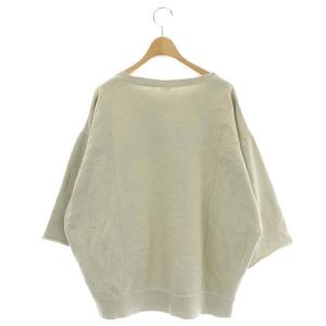 STAMMBAUM 21SS 七分袖プルオーバースウェットトレーナー F グレー