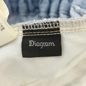 Diagram GRACE CONTINENTAL 20SS デニムワイドパンツ 36 ライトブルー