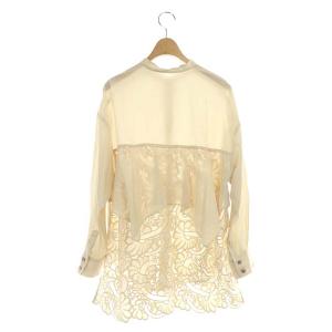 Diagram GRACE CONTINENTAL 21SS カットワークブラウス ベージュ