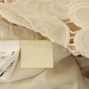 Diagram GRACE CONTINENTAL 21SS カットワークブラウス ベージュ